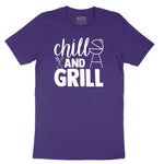 Chill and Grill Short Sleeve Tee - Team Purple