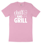 Chill and Grill Toddler Short Sleeve Tee - Candy Pink