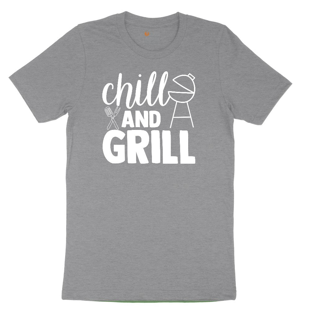 Chill and Grill Youth Short Sleeve Tee - Athletic Heather