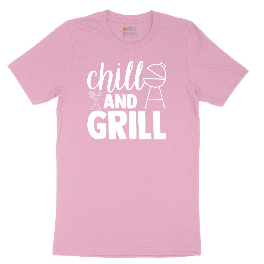 Chill and Grill Youth Short Sleeve Tee - Candy Pink