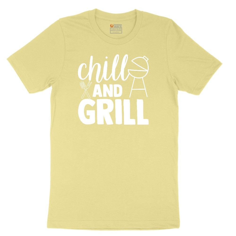 Chill and Grill Youth Short Sleeve Tee - Yellow