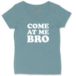 Come At Me Ladies Curvy Tee - Surf Blackout