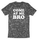 Come At Me Ladies Short Sleeve Tee - Black Leopard