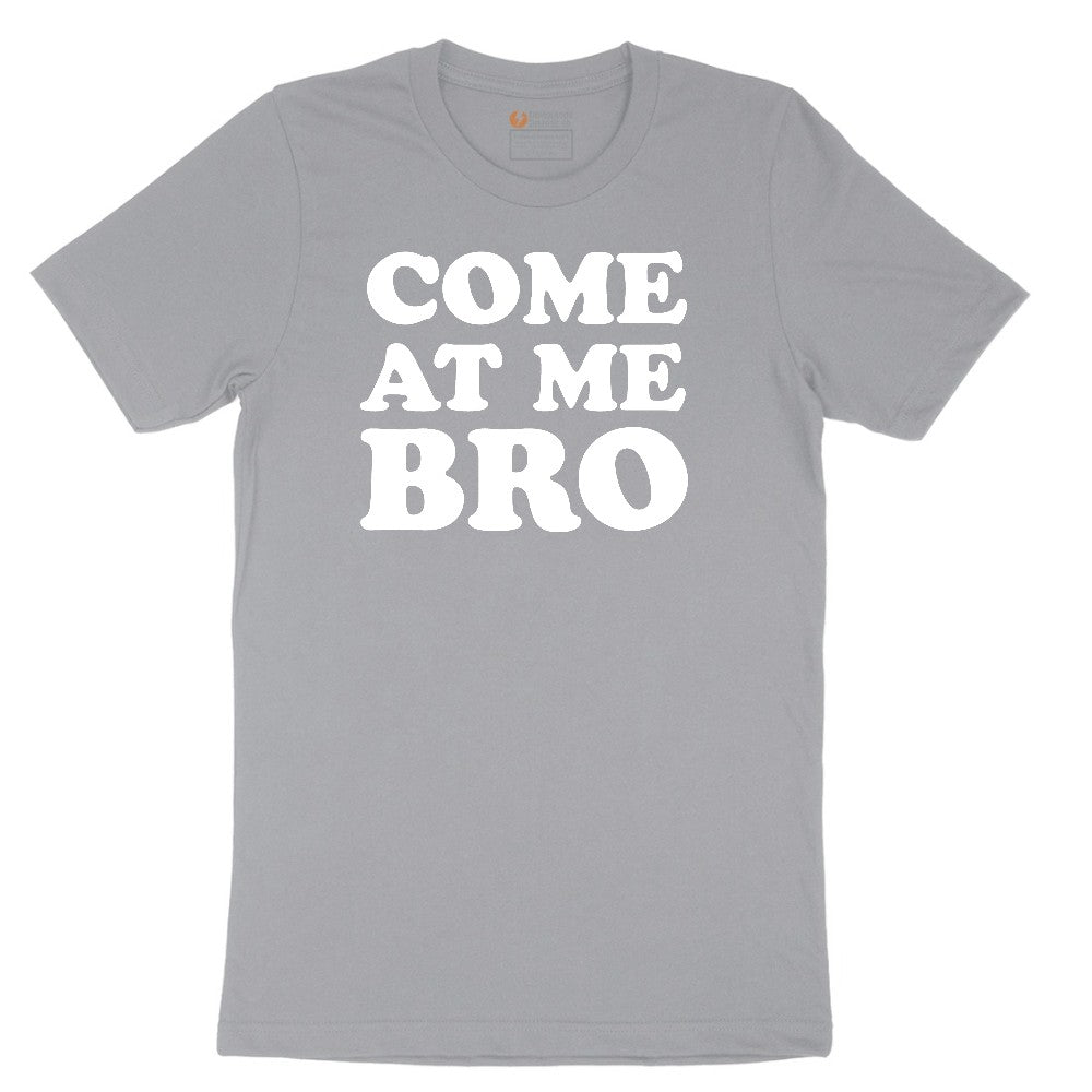 Come At Me - Mens T-Shirt - Mens & Ladies T-Shirt Short Sleeve Tee - Athletic Heather Grey