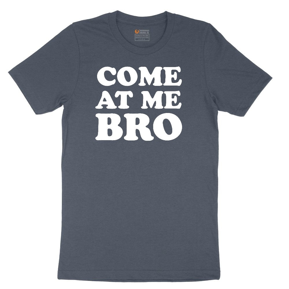 Come At Me Toddler Short Sleeve Tee - Heather Navy