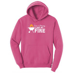 Come On Mommy Light My Fire Ladies Hoodie - Sangria