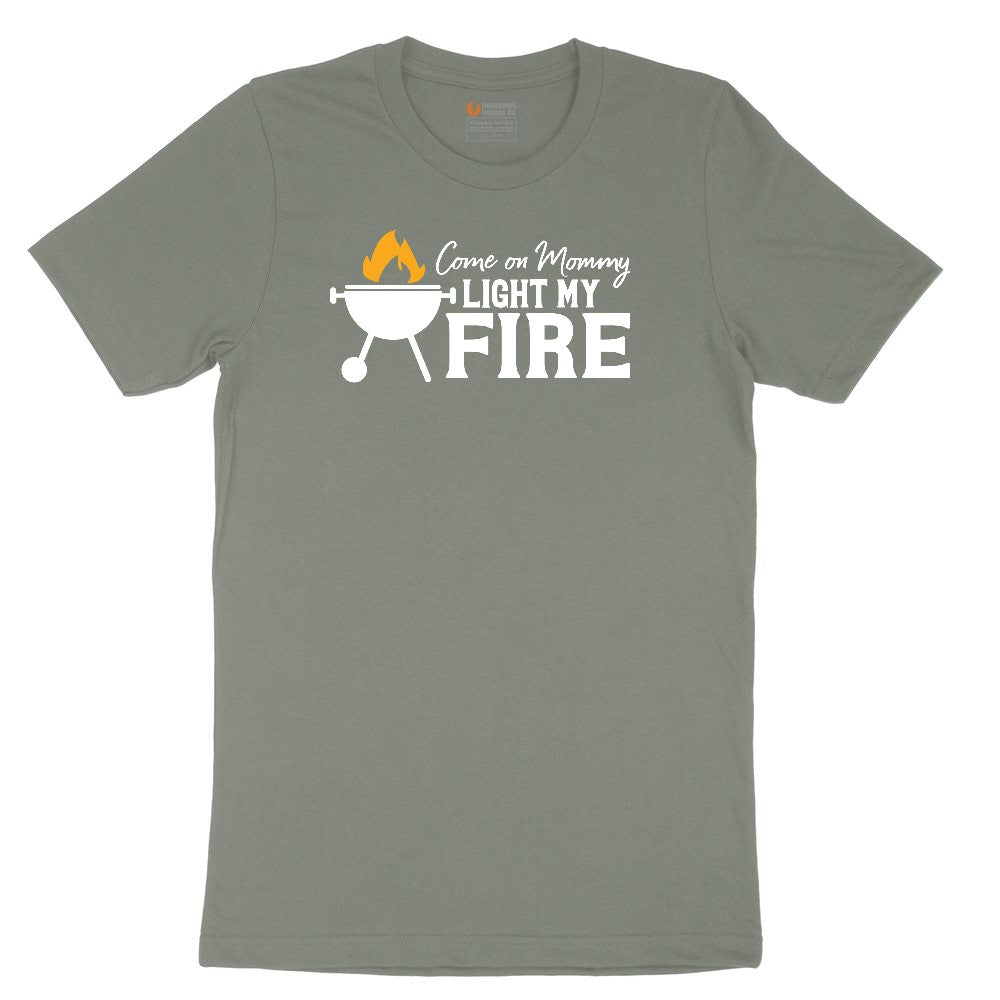 Come On Mommy Light My Fire Ladies Short Sleeve Tee - Bamboo Blackout