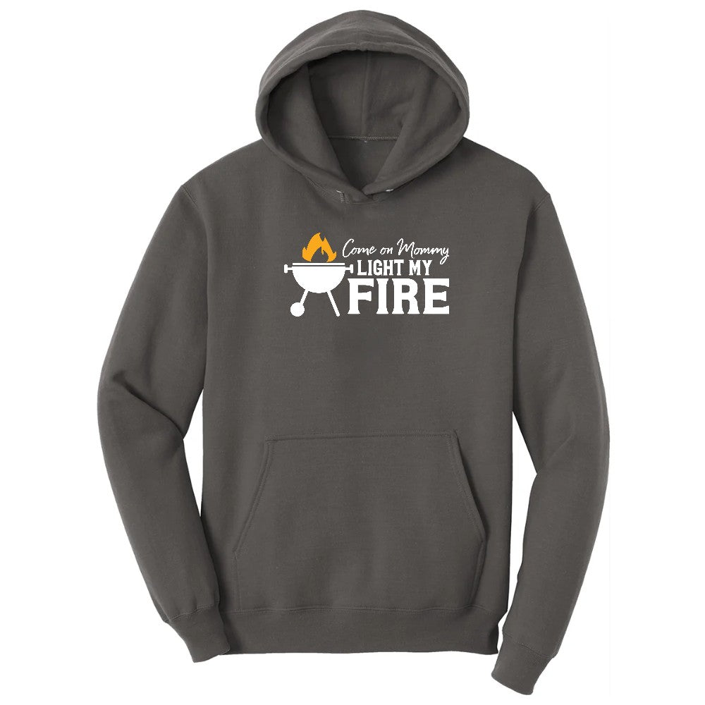 Come On Mommy Light My Fire Hoodie - Charcoal