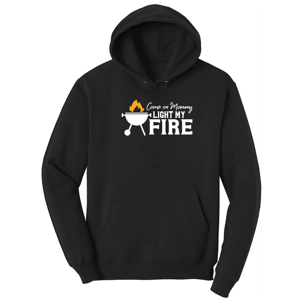 Come On Mommy Light My Fire Hoodie - Jet Black