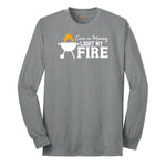 Come On Mommy Light My Fire Long Sleeve Tee - Athletic Grey