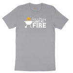 Come On Mommy Light My Fire Short Sleeve Tee - Athletic Heather Grey