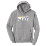 Come On Mommy Light My Fire Youth Hoodie - Athletic Heather