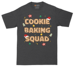 Cookie Baking Squad tall t-shirt for men in Dark Heather Grey