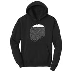 Cube Castle Maze Maze Hoodie - Jet Black