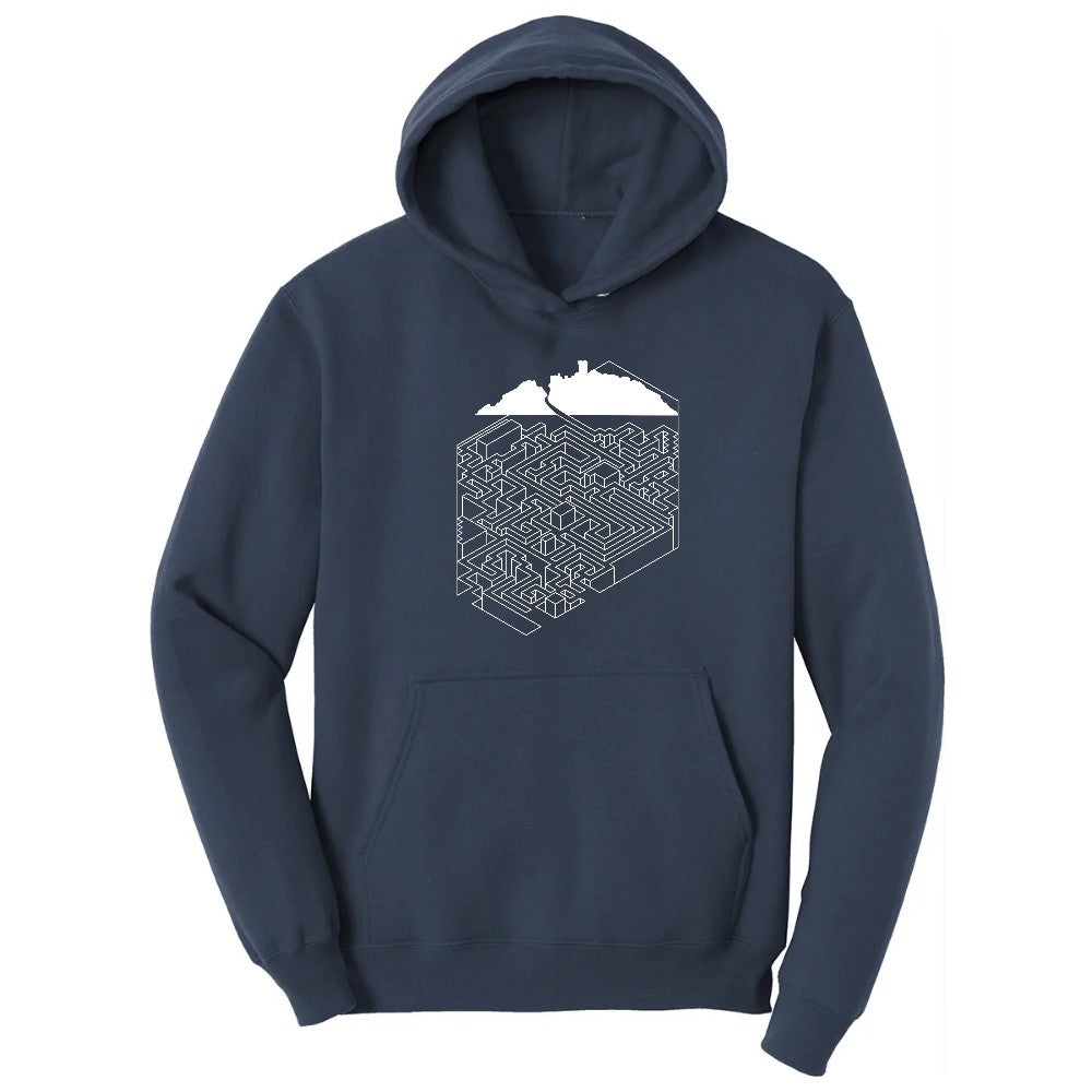 Cube Castle Maze Maze Hoodie - Navy