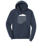 Cube Castle Maze Maze Hoodie - Navy