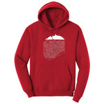 Cube Castle Maze Maze Hoodie - Red