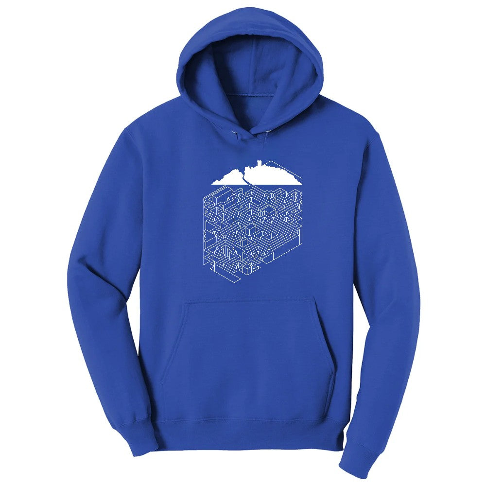 Cube Castle Maze Maze Hoodie - True Royal