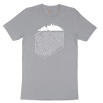 Cube Castle Maze Maze Short Sleeve Tee - Athletic Heather Grey