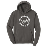 Dad 100% All American Grade A Beef Hoodie - Charcoal