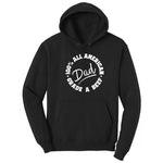 Dad 100% All American Grade A Beef Hoodie - Jet Black