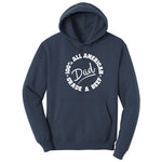 Dad 100% All American Grade A Beef Hoodie - Navy
