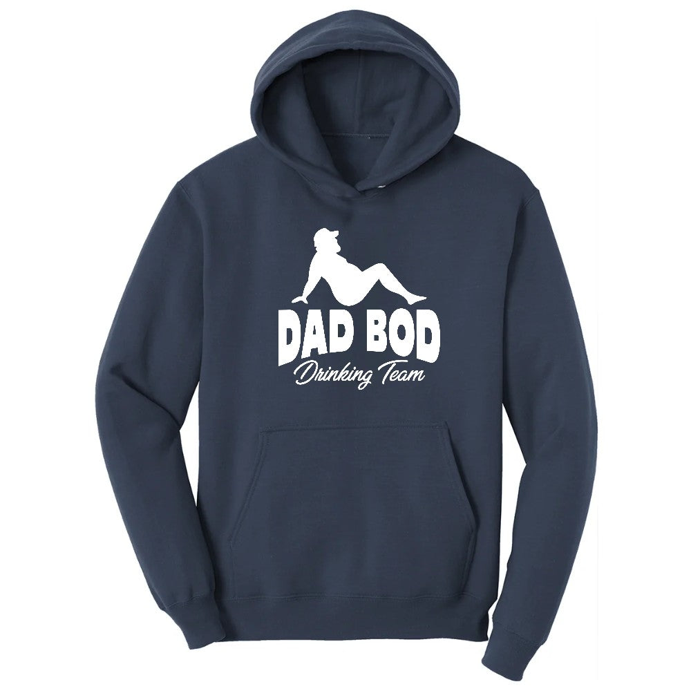 Dad Bod Drinking Hoodie - Navy