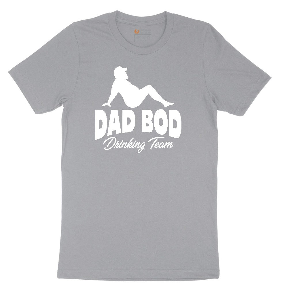 Dad Bod Drinking Short Sleeve Tee - Athletic Heather Grey