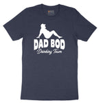 Dad Bod Drinking Short Sleeve Tee - Heather Navy