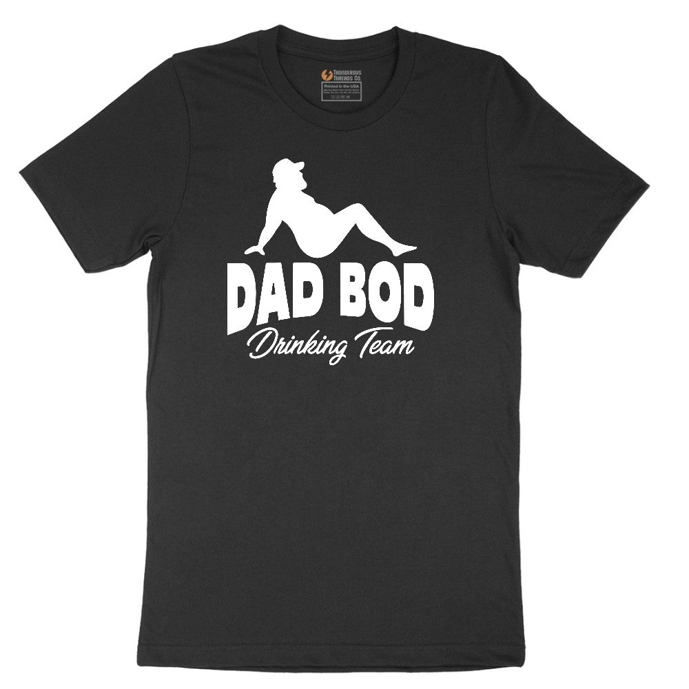 Dad Bod Drinking Short Sleeve Tee - Jet Black