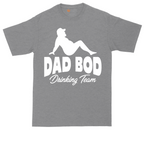 Dad Bod Drinking Team tall t-shirt for men in Athletic Heather