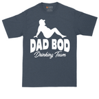 Dad Bod Drinking Team tall t-shirt for men in Heather Navy