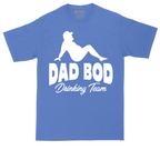 Dad Bod Drinking Team tall t-shirt for men in Heather Royal