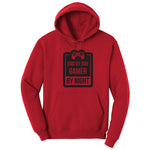 Dad by Day Gamer by Night - Mens & Ladies T-Shirt Hoodie - Red