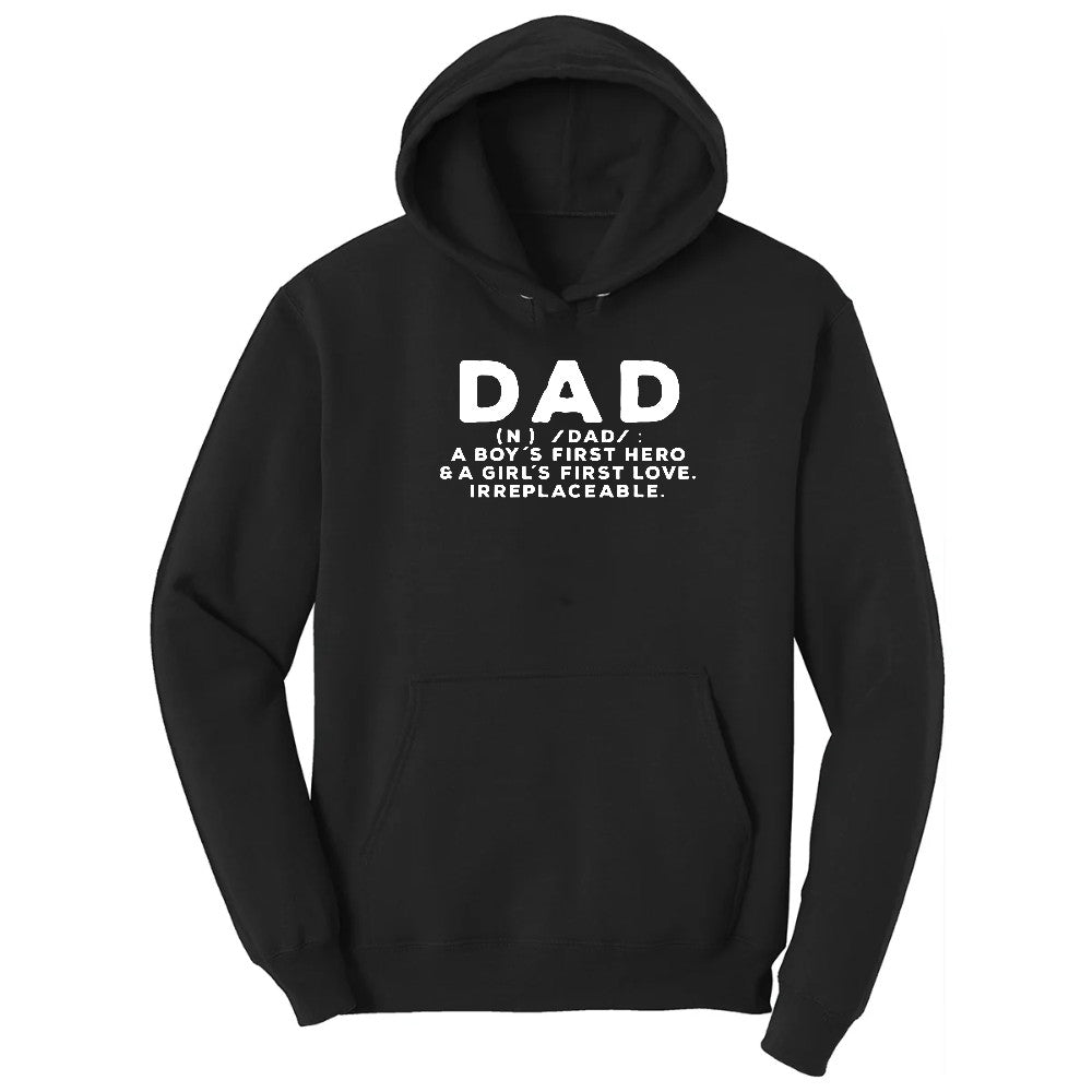 Dad Definition Hoodie - Jet Black