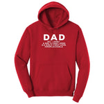 Dad Definition Hoodie - Red