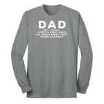 Dad Definition Long Sleeve Tee - Athletic Grey
