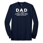 Dad Definition Long Sleeve Tee - Navy