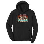 Dad Level Unlocked Hoodie - Jet Black