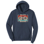 Dad Level Unlocked Hoodie - Navy