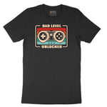Dad Level Unlocked Short Sleeve Tee - Jet Black