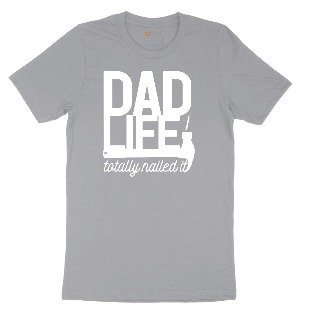 Dad Life Totally Nailed It Short Sleeve Tee - Athletic Heather Grey