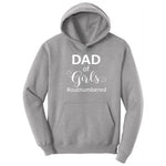 Dad of Girls Hoodie - Athletic Heather