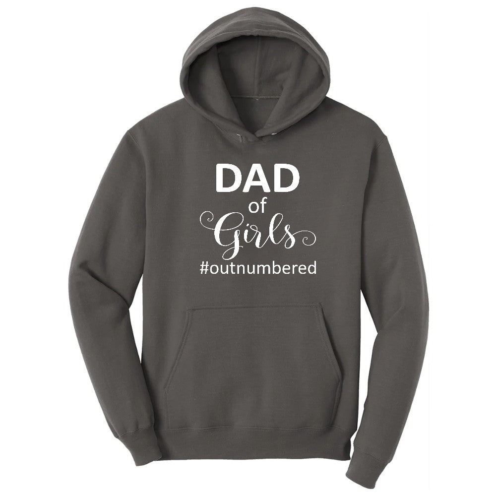 Dad of Girls Hoodie - Charcoal