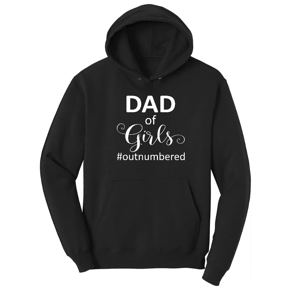 Dad of Girls Hoodie - Jet Black
