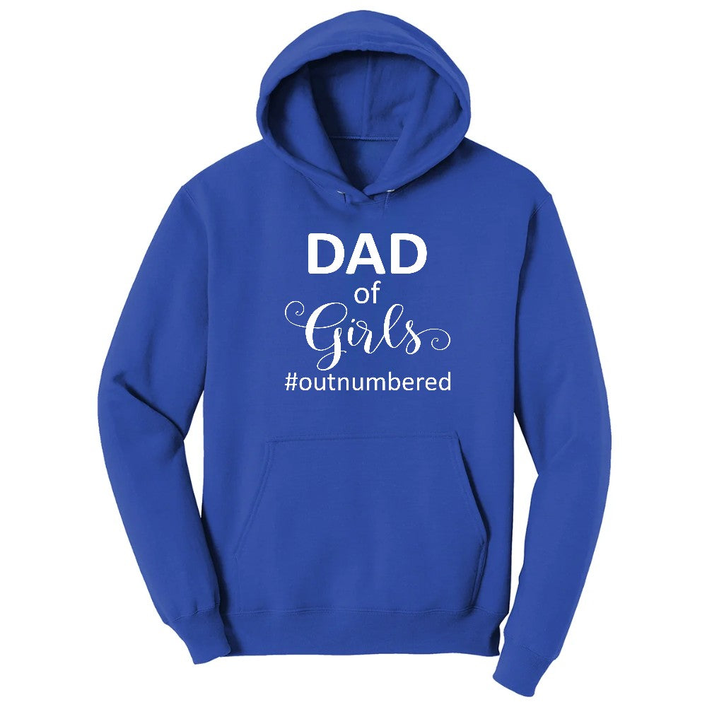 Dad of Girls Hoodie - True Royal