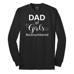 Dad of Girls Long Sleeve Tee - Jet Black