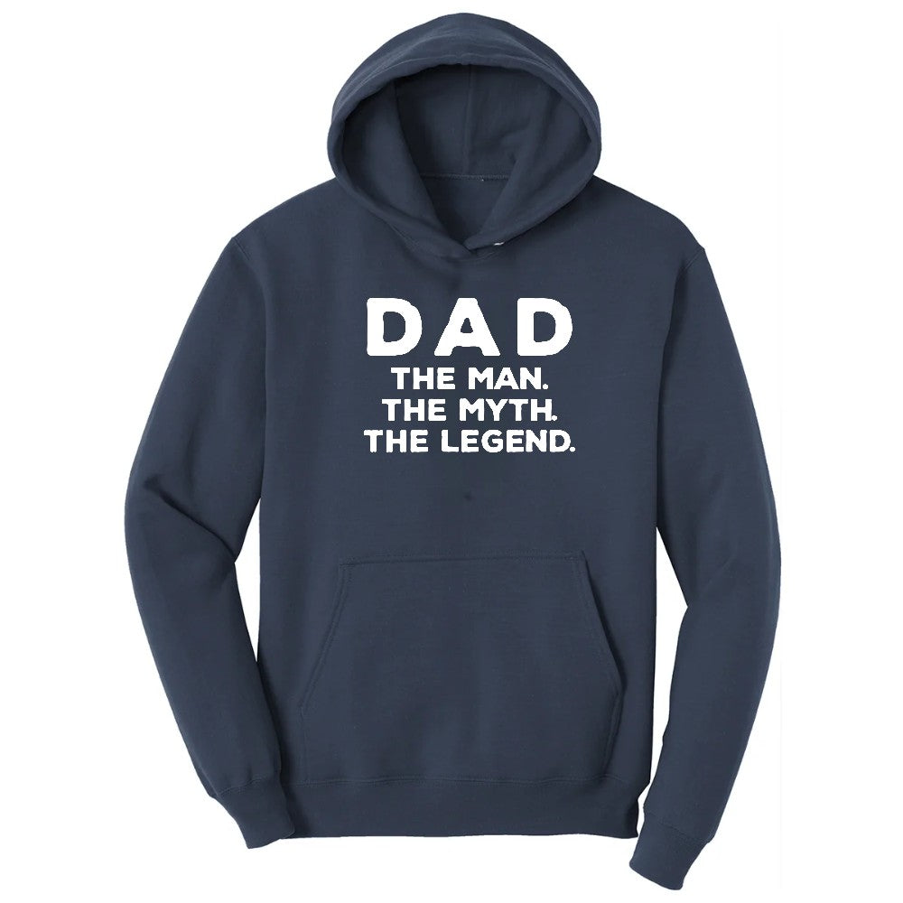 Dad the Man the Myth the Legend Version 1 Hoodie - Navy