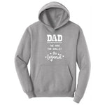 Dad the Man the Wallet the Legend Hoodie - Athletic Heather