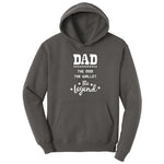Dad the Man the Wallet the Legend Hoodie - Charcoal